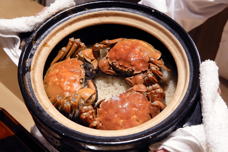 上海蟹ご飯