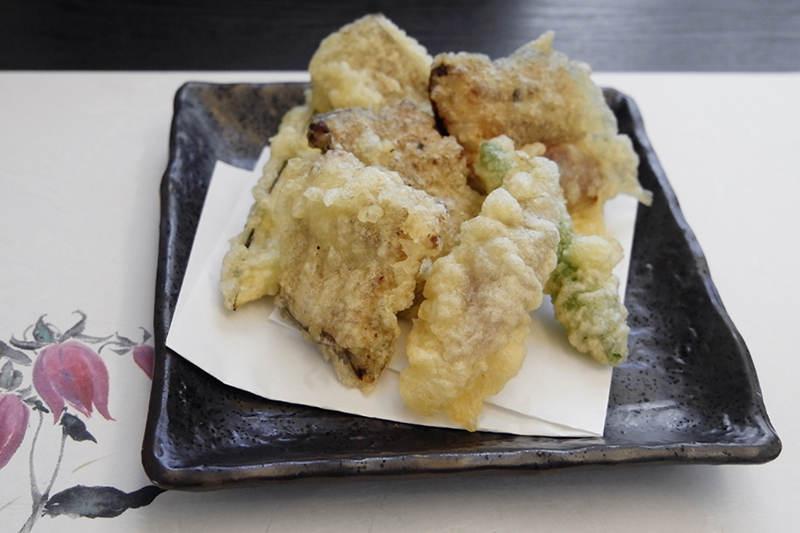 鰻蒲焼の天ぷら