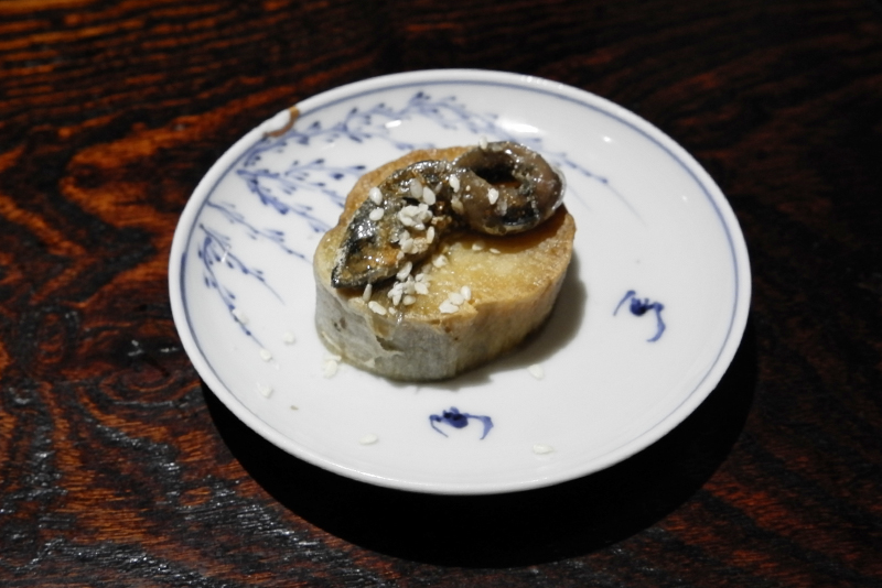 エタリの塩辛と石焼き芋