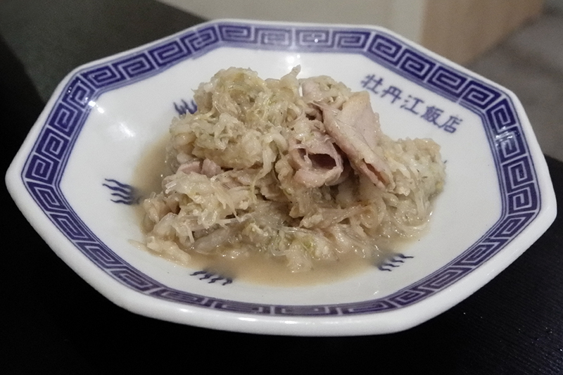 発酵白菜と豚肉と春雨の炒め煮