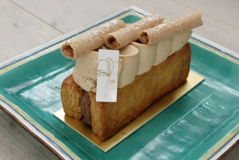 ほうじ茶のミルフィーユ