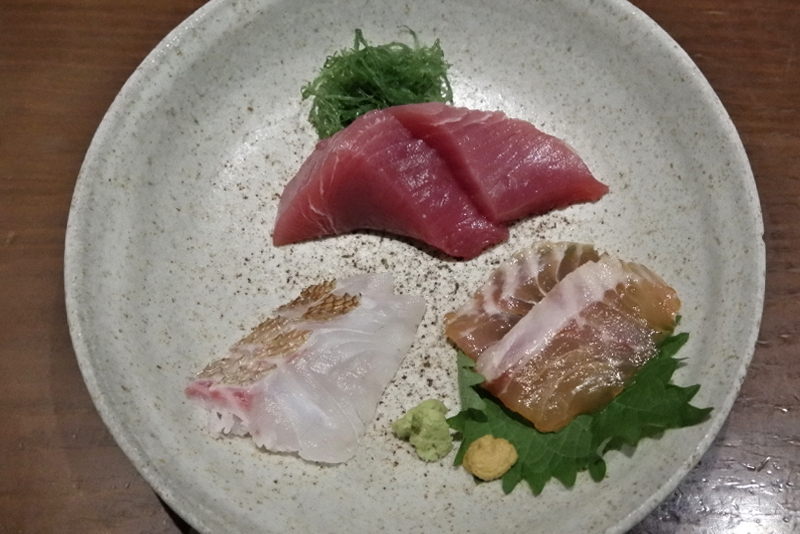 もち鰹、ヒゲソリダイ漬け、真鯛