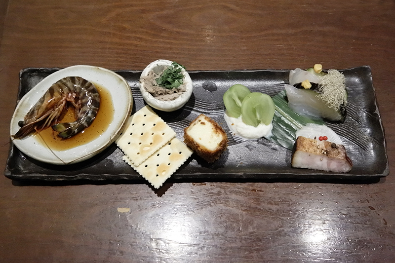 5種のつまも盛り